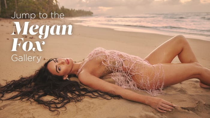 Megan Fox was photographed by Greg Swales in the Dominican Republic.